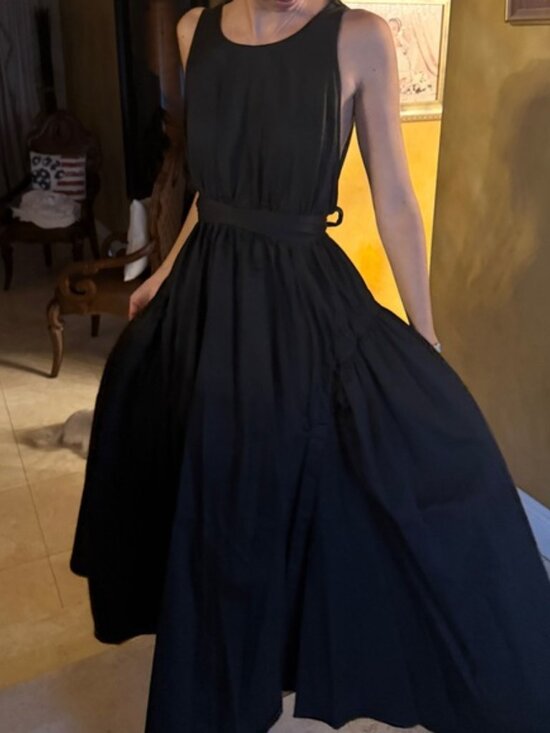 Alexis black Sleeveless Midi Dress - Picture 2 of 2